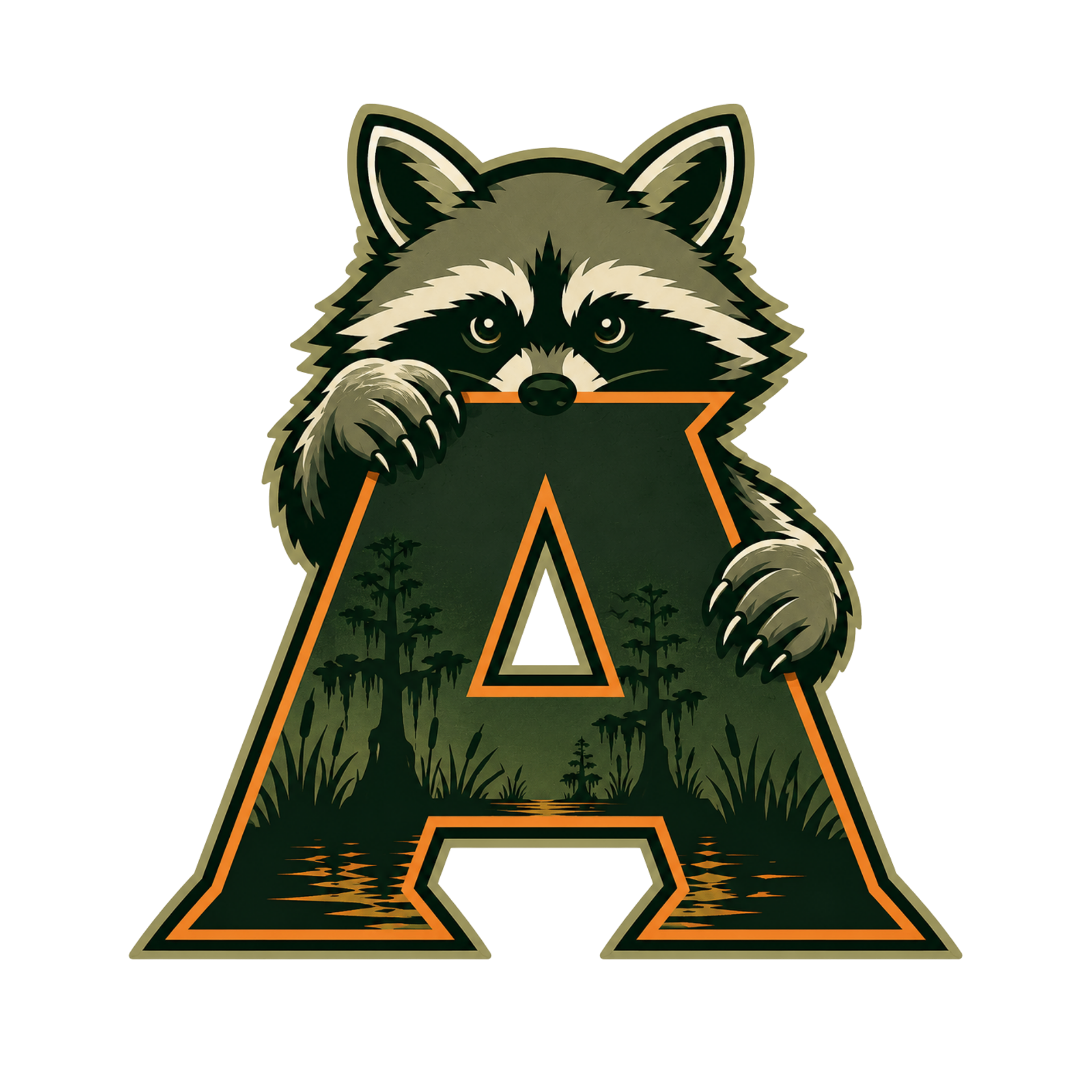 Apex Wildlife Control raccoon mascot